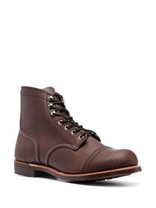 Red Wing Shoes Iron Ranger leren enkellaarzen - Bruin