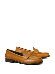 Tory Burch Leren loafers - Bruin