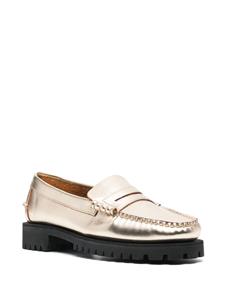 Sebago Dan 20mm metallic leather loafers - Goud