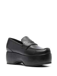 Nicole Saldaña Annie 60mm platform loafers - Zwart