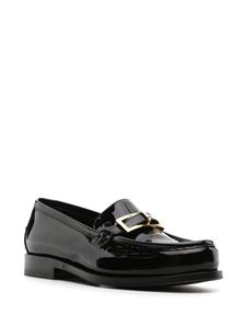 Sergio Rossi Sr Nora leren loafers - Zwart