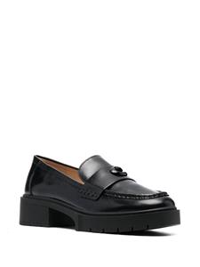 Coach Loafers met chunky zool - Zwart