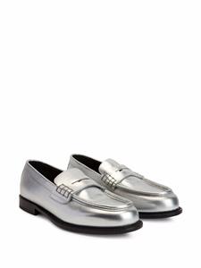 Giuseppe Zanotti Euro penny loafers - Zilver