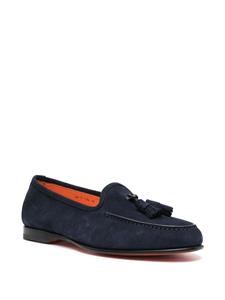 Santoni Loafers met kwastjes - Blauw