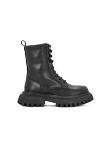 Dolce & Gabbana Kids Leren laarzen - Zwart
