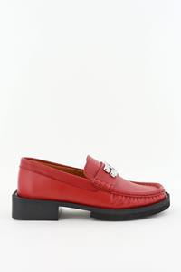 Ganni loafers S2068 racing rood