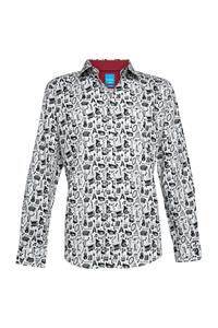 Lureaux Melody Makers Overhemd XL -  - Handgemaakte Nette Schoenen Voor Heren