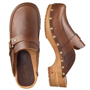 Sanita Lillen Clogs Brown