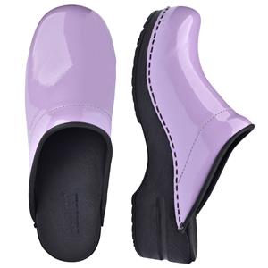 Sanita Original Sonja Patent Clogs Purple