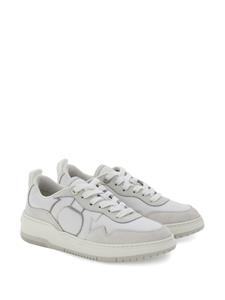 Ferragamo Gancini lace-up sneakers - Wit