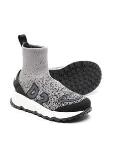 Dsquared2 Kids Gebreide sneakers - Grijs