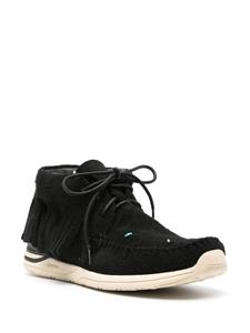 Visvim Shaman-Folk fringed ankle boots - Zwart