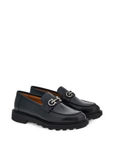 Ferragamo Loafers met Gancini-plakkaat - Zwart