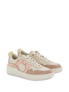Ferragamo Gancini lace-up sneakers - Roze