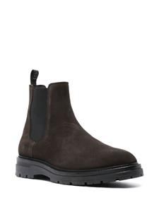 Boggi Milano slip-on suede ankle boots - Bruin