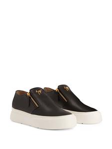 Giuseppe Zanotti Conley leren sneakers - Zwart