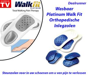 Dealrunner Wasbaar Platinum Walk Fit– Orthopedische Inlegzolen