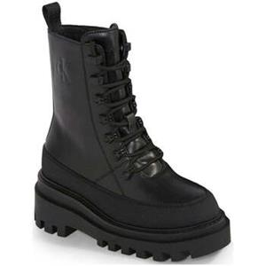 CALVIN KLEIN JEANS Hoge chelsea boots in leer