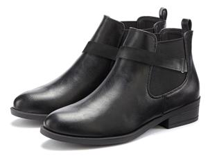 Vivance Chelsea-boots met stretch inzet, enkellaarsjes, enkellaarsjes vegan