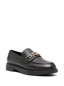 TWINSET Leren loafers - Zwart