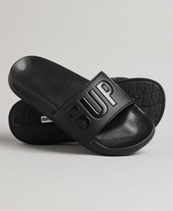 Superdry Female Core Badslippers Zwart Grootte: S