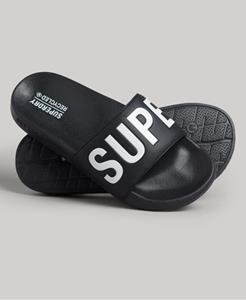 Superdry Vrouwen Code Core Badslippers Zwart Grootte: S