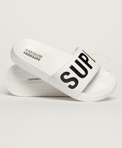 Superdry Vrouwen Code Core Badslippers Wit Grootte: S