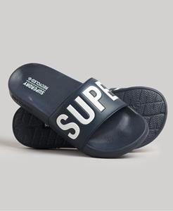 Superdry Vrouwen Code Core Badslippers Blauw