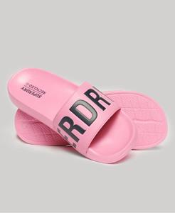 Superdry Vrouwen Vegan Code Core Badslippers Roze Grootte: S