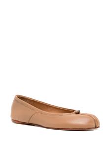 Maison Margiela Tabi leren ballerina's - Bruin