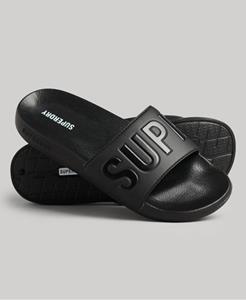 Superdry Male Core Badslippers Zwart Grootte: S