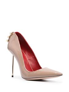 HARDOT Supreme Ass pumps met metallic hak (101 mm) - Beige