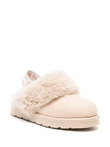 Love Moschino Slippers met logoprint - Bruin