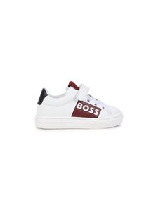 BOSS Kidswear Sneakers met colourblocking - Wit
