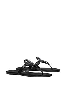 Tory Burch Miller Pavé leather sandals - Zwart