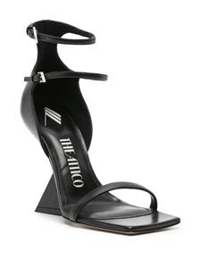 The Attico Leren sandalen - Zwart