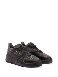 giuseppezanotti Giuseppe Zanotti Talon sneakers met logopatch - Zwart
