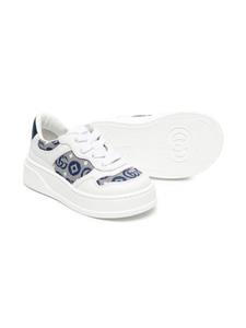 Gucci Kids Sneakers met GG patroon - Wit