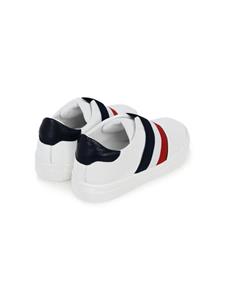 Moncler Enfant Alizee gestreepte sneakers - Wit