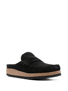 Birkenstock Naples suède loafers - Zwart