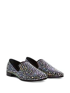 Giuseppe Zanotti Marthinique loafers verfraaid met kristallen - Zwart