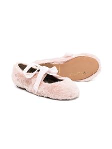 Eli1957 ribbon-detailed ballerina shoes - Roze