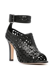 Manolo Blahnik Tingah 105mm laser-cut pumps - Zwart