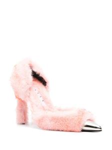 AREA x Sergio Rossi Dagger 95mm pumps - Roze