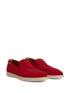 Giuseppe Zanotti The Maui suède loafers - Rood