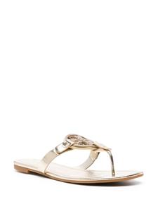 Tory Burch Miller Pavé rhinestone-embellished sandals - Goud