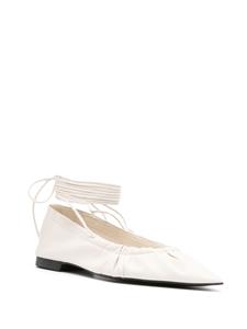 Bimba y Lola Ballerina pumps met puntige neus - Beige