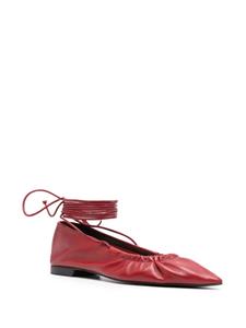 Bimba y Lola Leren ballerina's - Rood