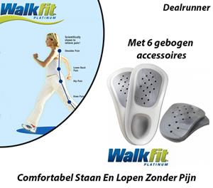 Dealrunner Unisex Wasbaar Orthopedische Inlegzolen - Verdeelt uw Gewicht Optimaal (39-42)