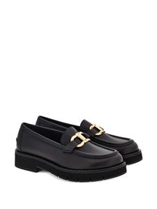 Ferragamo Loafers met Gancini-plakkaat - Zwart